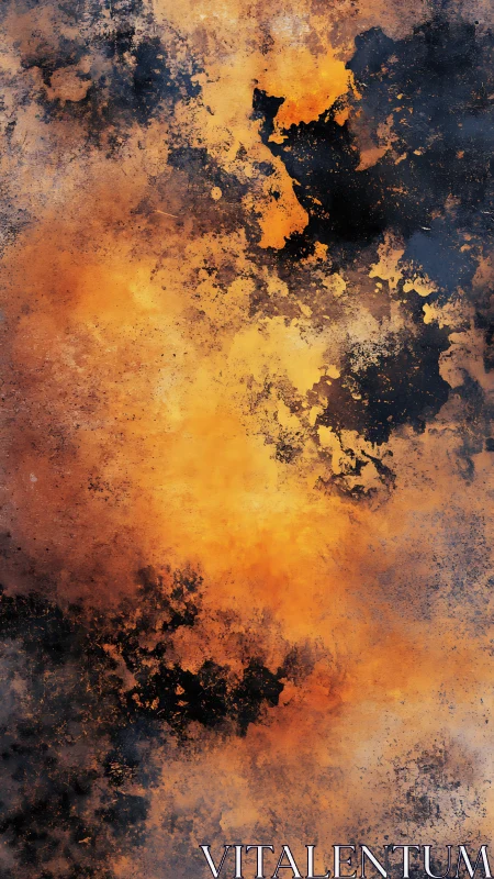 Soft Ember Clouds in a Dreamy Abstract Skyscape.