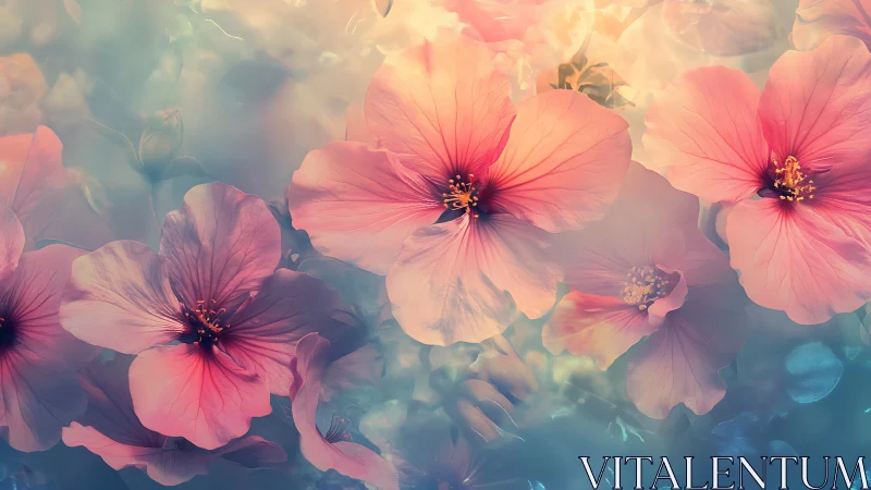Dreamy Pink Cosmos: Where Flowers Drift in Wonder.