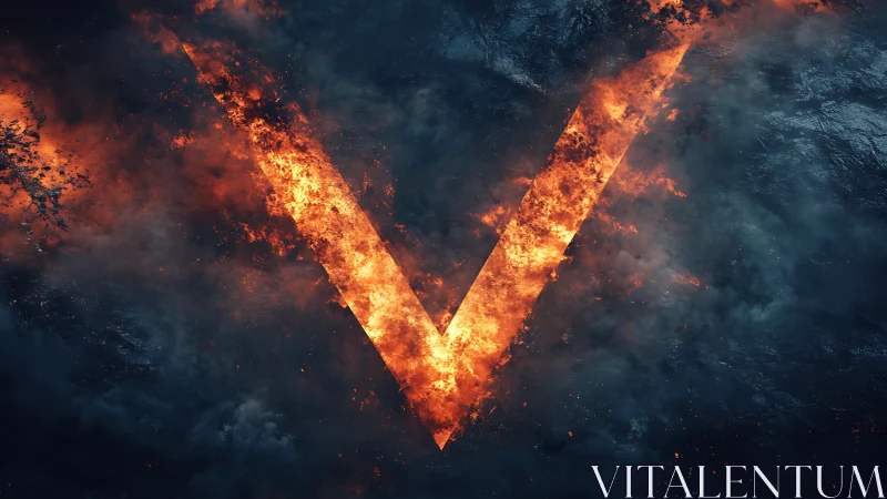 Inferno's Checkmark: Victory Forged in Flame.