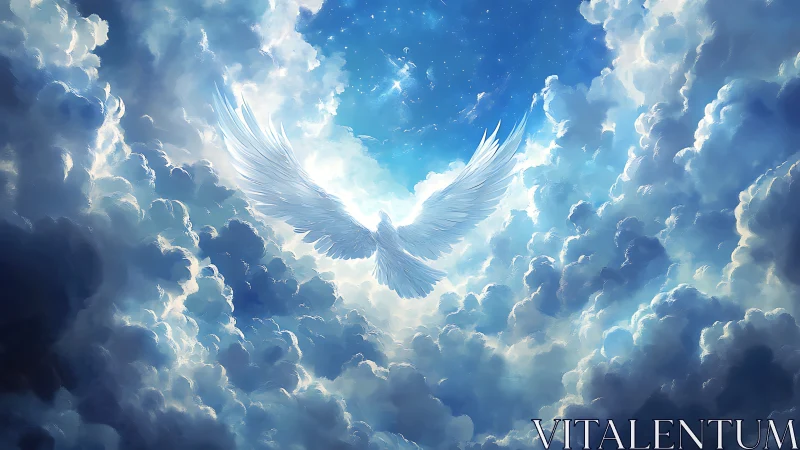 Celestial wings unfurl in a radiant break between storms.