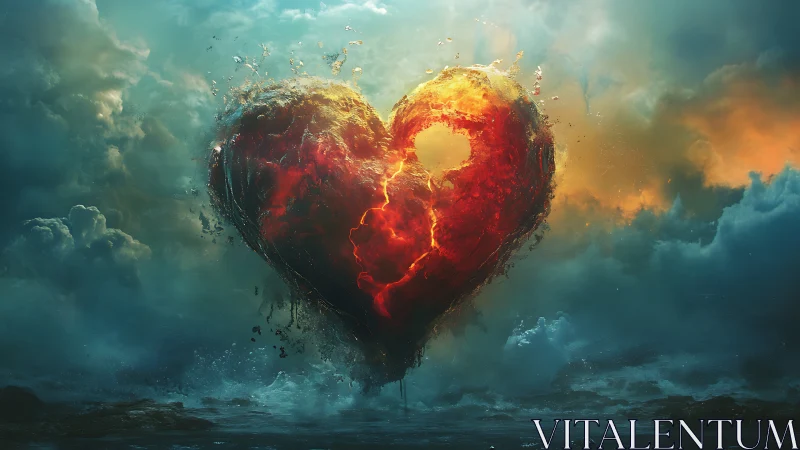 Molten Heart: Celestial Apocalypse Rendered in Digital Theater.