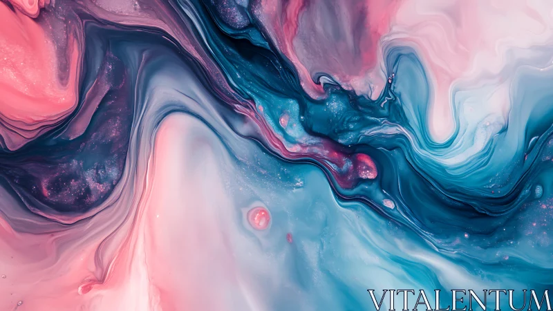 Cotton candy nebula currents swirl through liquid starlight.