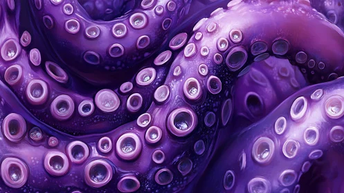 3D luminescent tentacle macro with fluid organic curvature.