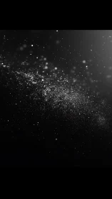 Photorealistic stardust gradient with high-contrast bokeh field.