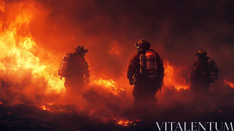 Brave Firefighters Battle Intense Inferno Together