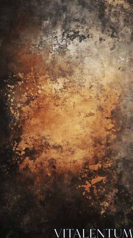 Rough textured grunge surface in warm brown and black tones