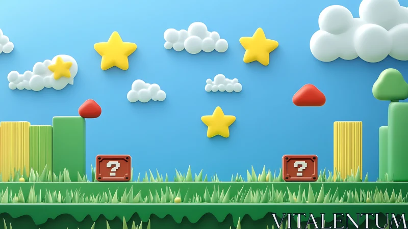 Playful 3D platform world captures nostalgic gaming wonder