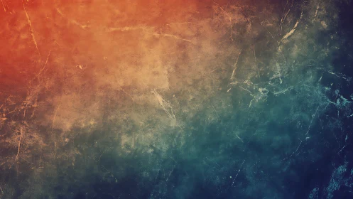 Textured bicolor gradient background with distressed overlay treatment.