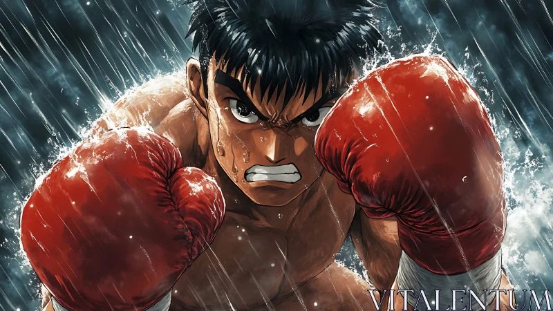 Crimson Fists: Determined Champion Rains.