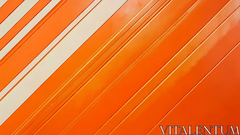 Solar stripes sprint across a glossy orange horizon.