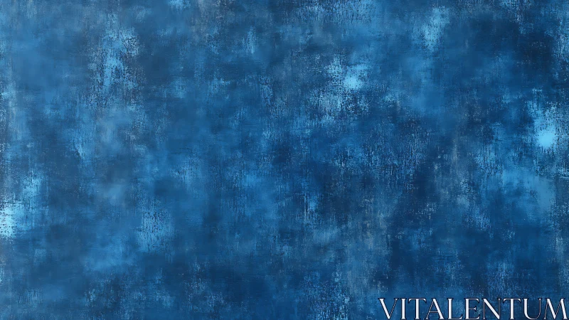 Textured blue grunge background with mottled painterly surface