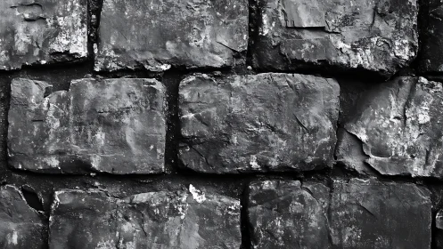 Weathered stone wall rich with rugged, timeworn texture.