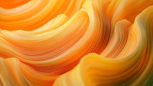 Sunlit ribbons of digital silk drift in glowing currents