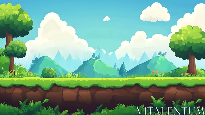 Rolling Green Valley with Hidden Treasures Beneath.