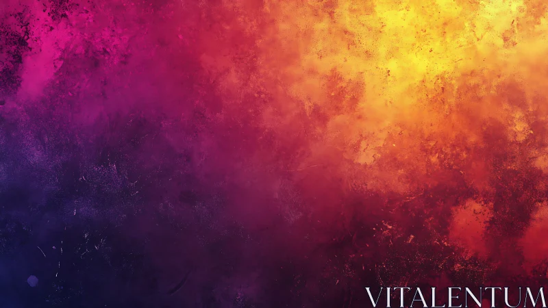 Nebulous sunset gradient with textured cosmic drama.