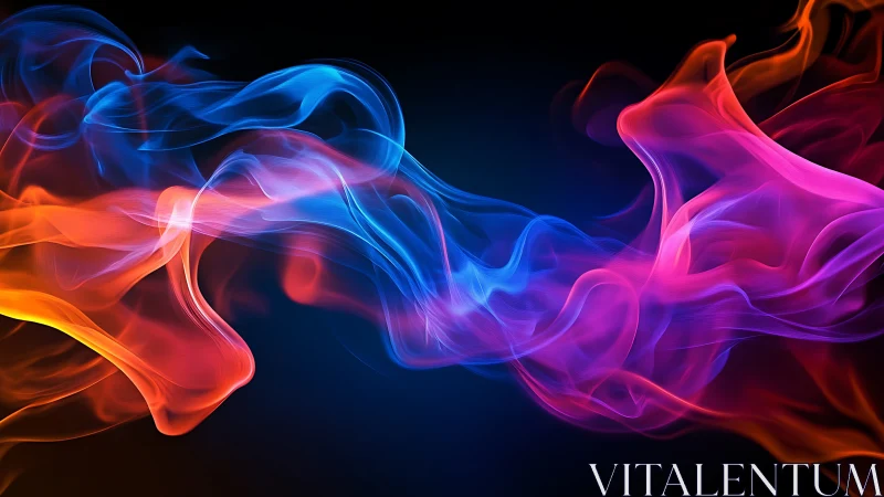 Chromatic plasma ribbons in flowing opposing thermal gradients