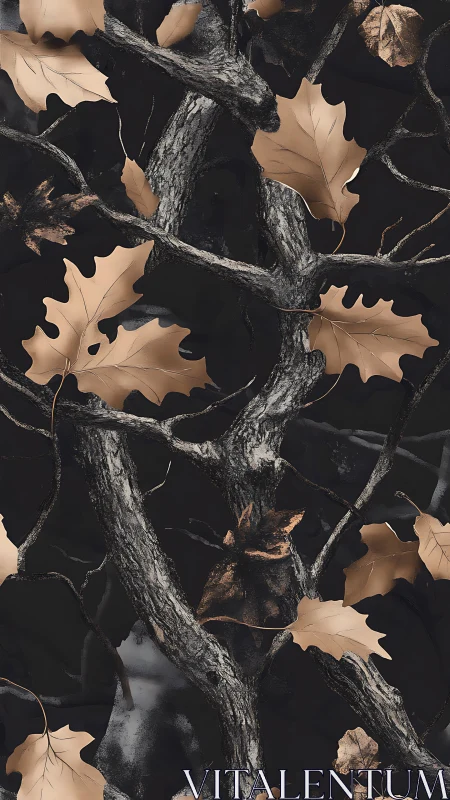 Twining branches rehearse autumn&rsquo;s quiet choreography in shadow