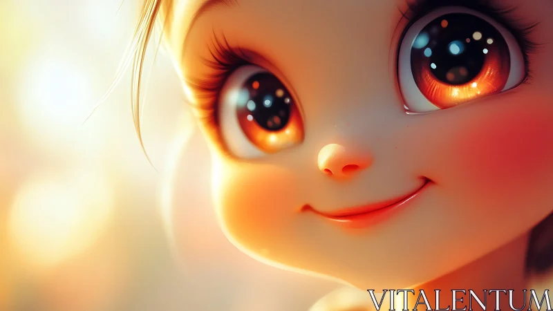 Sunrise-eyed kiddo beaming tiny galaxies of wonder.