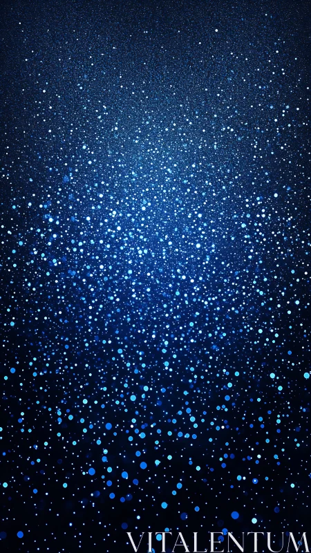 Blue particulate luminance field with depth gradient simulation.