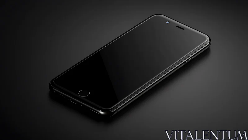 Obsidian Device Gleams Against Shadow with Silent Elegance