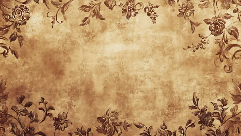 Vintage florals quietly frame a warm, story-ready canvas