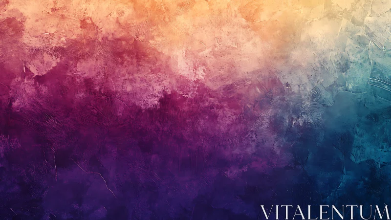 Triadic gradient impasto texture with chromatic diffusion field.