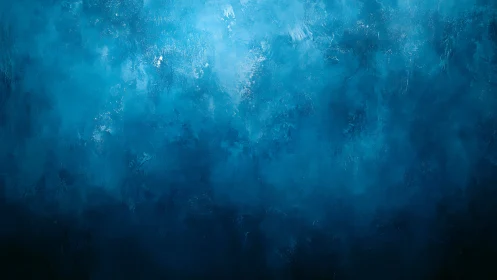 Blue textured abstract background shows layered color depth