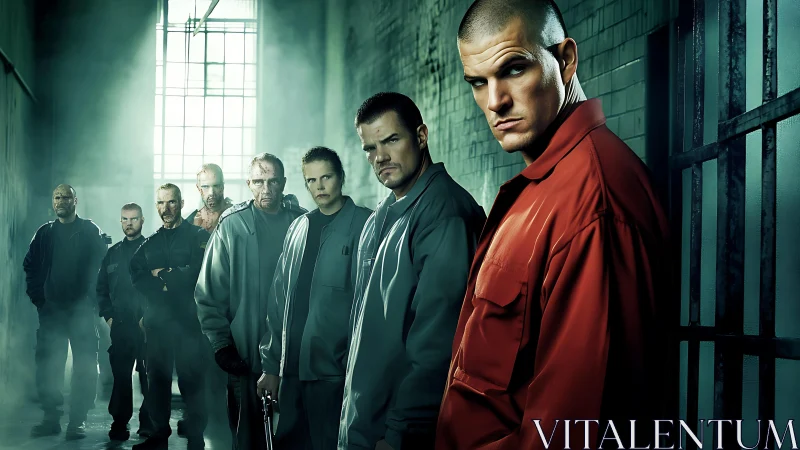 Linear depth-of-field portrait studies hostile prison gang hierarchy