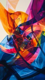 Spectral laminar ribbons in dynamic chromatic turbulence.