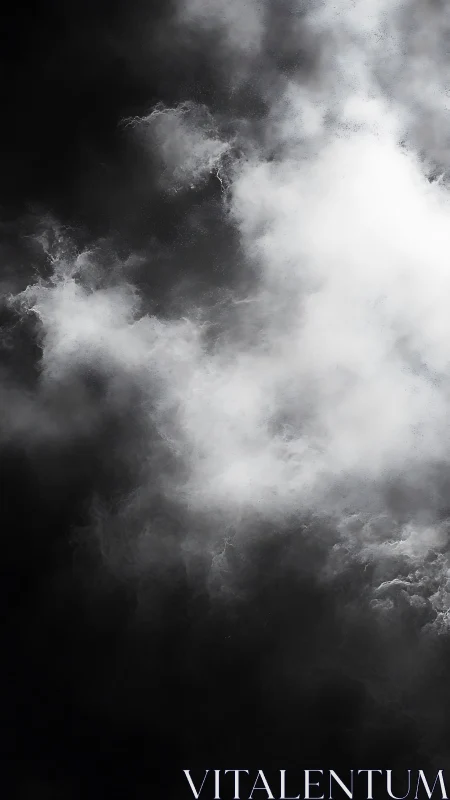 Volumetric grayscale vapor plumes in high-contrast gradient field.