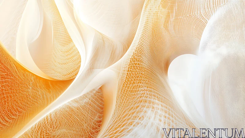 Parametric mesh drapery forms with volumetric light diffusion