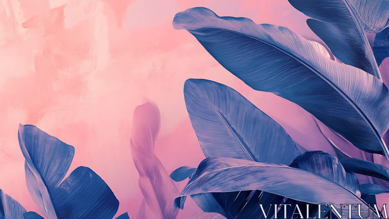 Banana leaves whisper softly across a sherbet sky