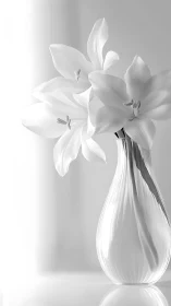 Monochromatic Daffodil Still Life Composition.