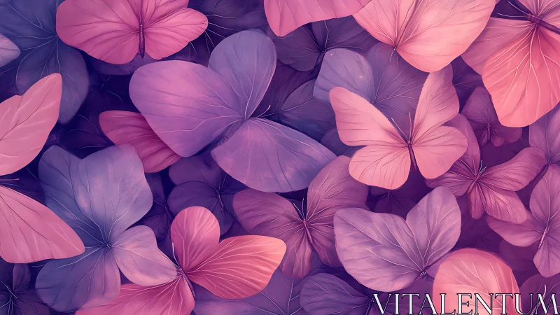 Soft neon butterfly bloom in twilight candy garden.