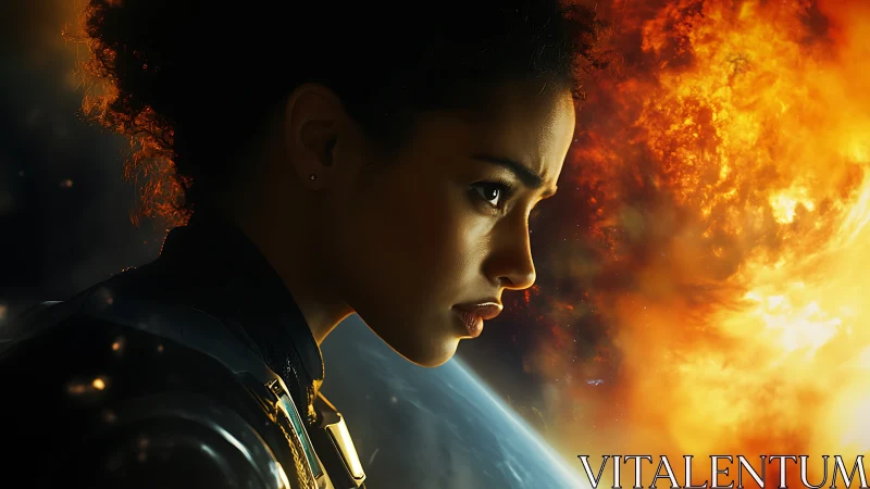 Astrophysical pilot profile against eruptive stellar event.