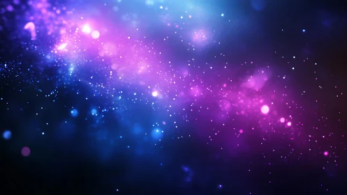 Spectral nebula gradient with particulate bokeh diffusion field.