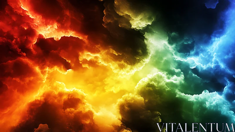 Spectral turbulence in volumetric nebular cloudfields rendered.