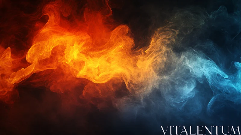 Fire and Ice Collision Dynamic Energy.