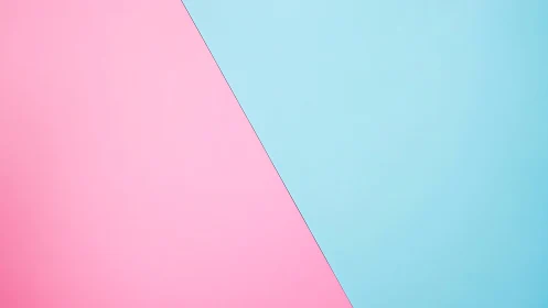 Soft pink meets gentle blue in a calm, modern split scene