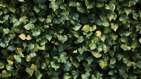 Dense ivy leaf matrix with high-frequency tonal variation.