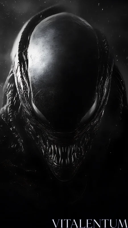 Night-forged alien predator emerges from abyssal shadows.