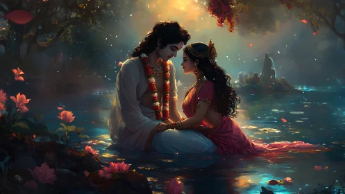 Two Hearts Meet in Magic: A Timeless Romance.