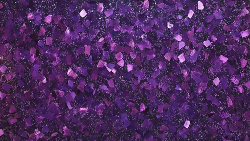 Purple confetti shards form dense sparkling abstract field.