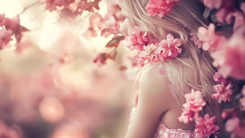 A Dreamy Garden Romance in Soft Pink Florals.