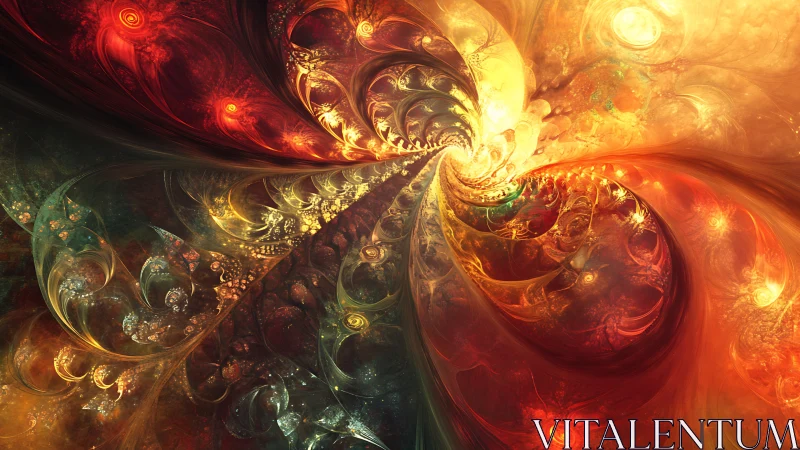 Glowing spiral dreamscape swirling with warm cosmic light.