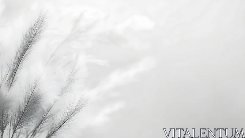 Minimalist macro study of soft white feathers in diffuse light