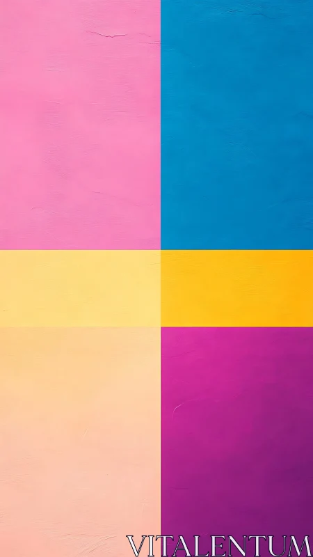 Colorful pastel blocks glow together in a cheerful harmony