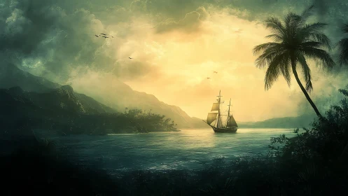 Sailing Into Golden Light: A Tropical Sanctuary.