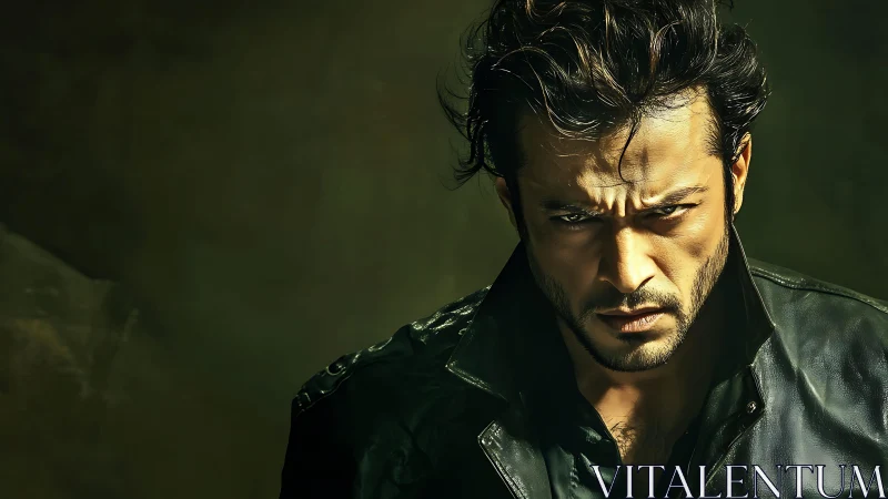 Storm-eyed loner carves intensity from the smoky dark