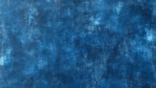 Textured blue grunge background with mottled painterly surface